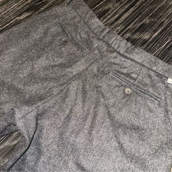 Men’s Lacoste Wool Blend Straight Leg Trouser Pant in Gray, Size 36x32 - Picture 4 of 16